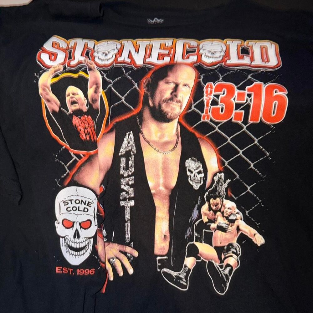 Stone-cold-fox Men's Black T-shirt